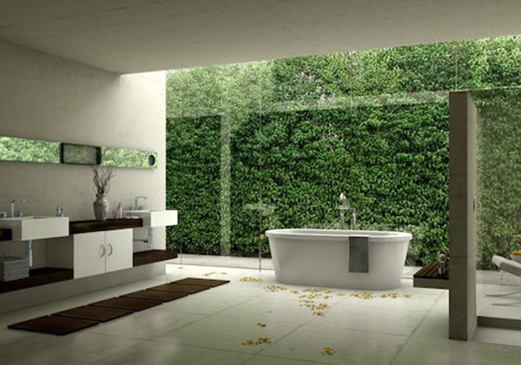 biophilic bathroom